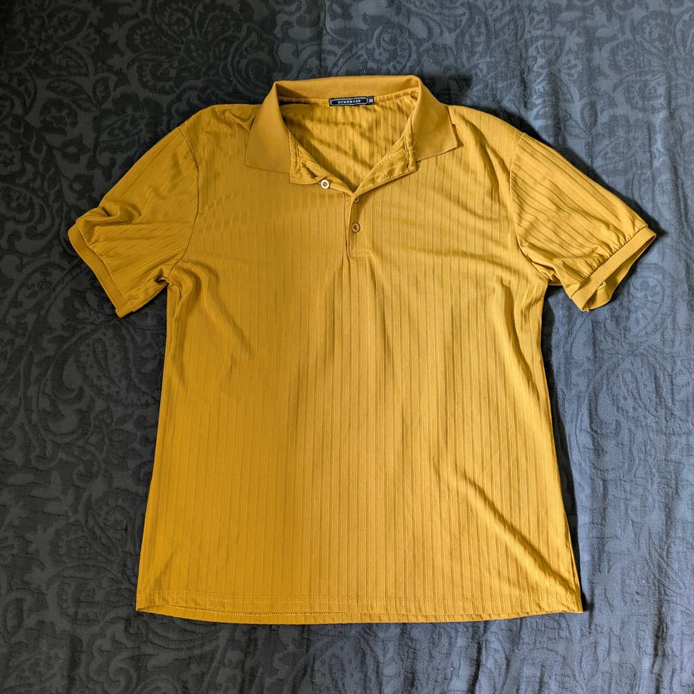 Men's Mustard Polo Shirt